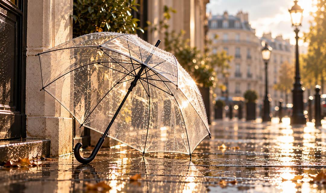 Parapluie transparent