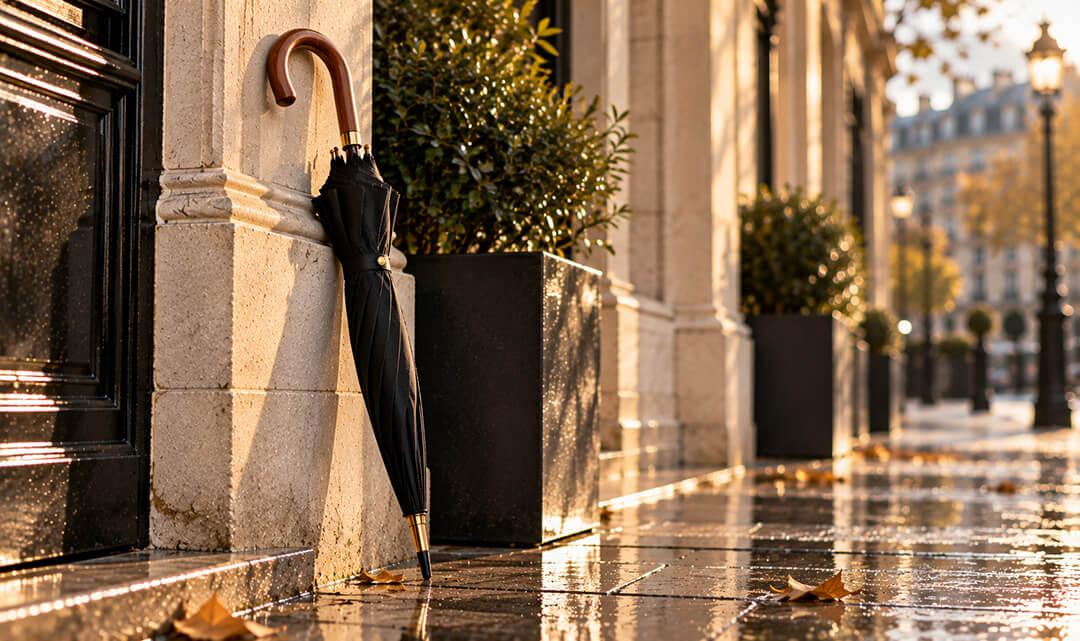 Parapluie canne