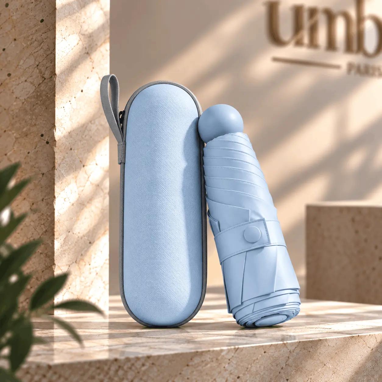 Open Compact Pocket Umbrella in a flash